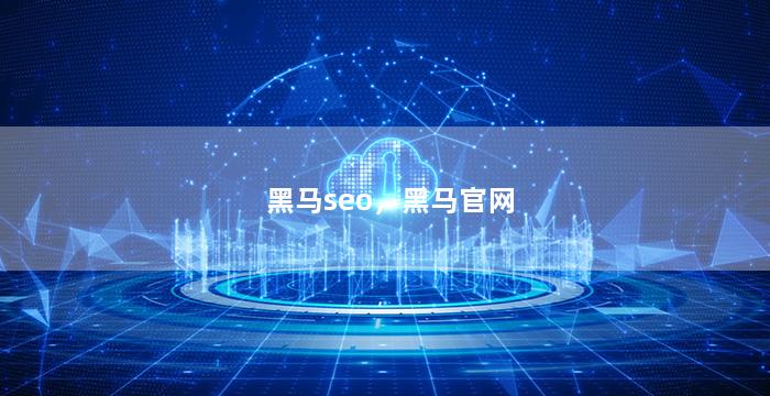 黑马seo，黑马官网