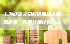 上海期货交易所返佣标准全面解析，附带详细计算方式