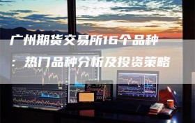 广州期货交易所16个品种：热门品种分析及投资策略