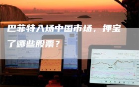 巴菲特入场中国市场，押宝了哪些股票？