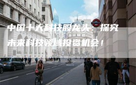 中国十大科技股龙头：探究未来科技领域投资机会！